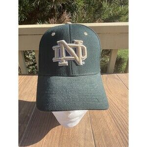Notre Dame Irish NCAA Green And Gold Hat Authentic 7 1/4